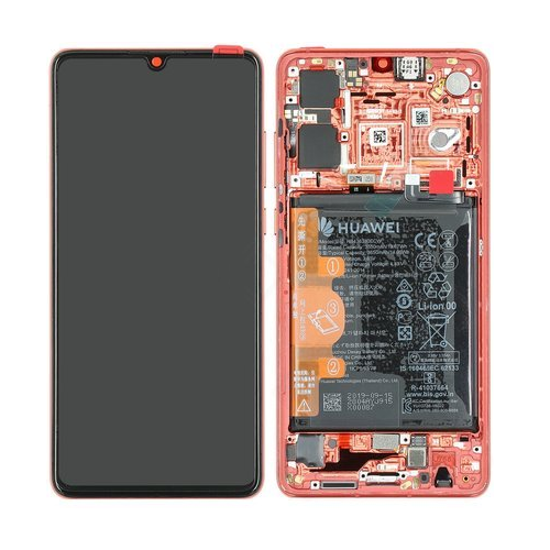 [7753] Huawei Display LCD P30 Amber Sunrise Con Batteria 02352NLQ