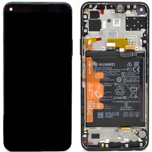 [13153] Huawei Display LCD P40 Lite 5G Black With Battery 02353SUN