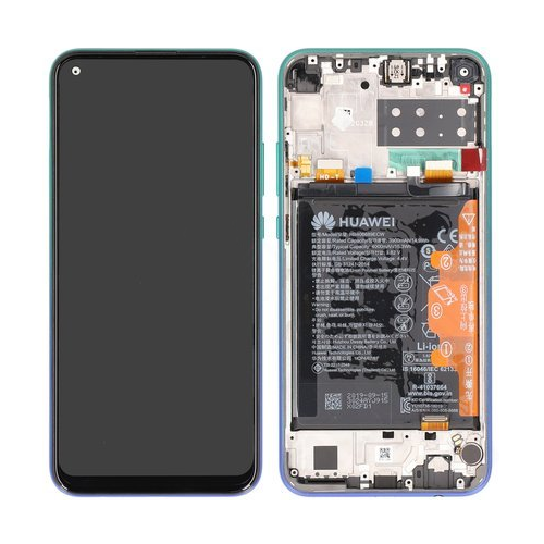 [7630] Huawei Display LCD P40 Lite E Aurora Blue Con Batteria 02353FMX
