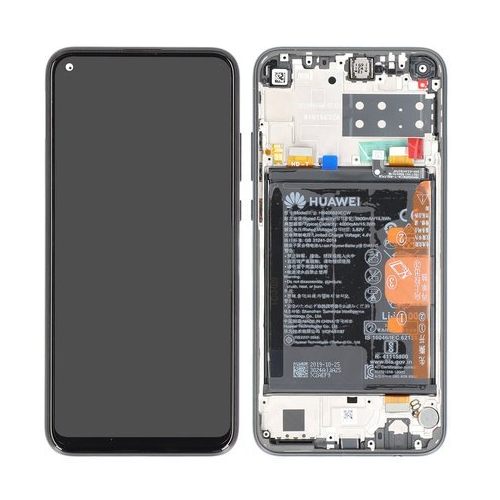 [7557] Huawei Display LCD P40 Lite E Black Con Batteria 02353FMW