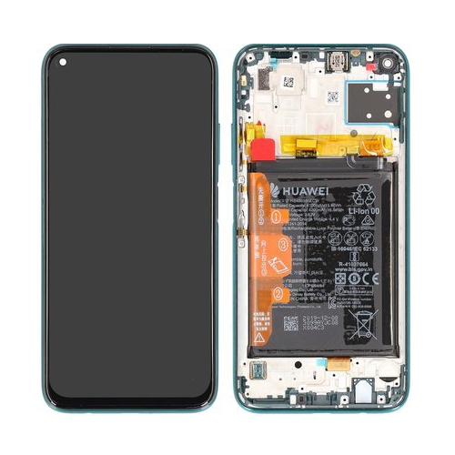 [7552] Huawei Display LCD P40 Lite Green Con Batteria 02353KGA