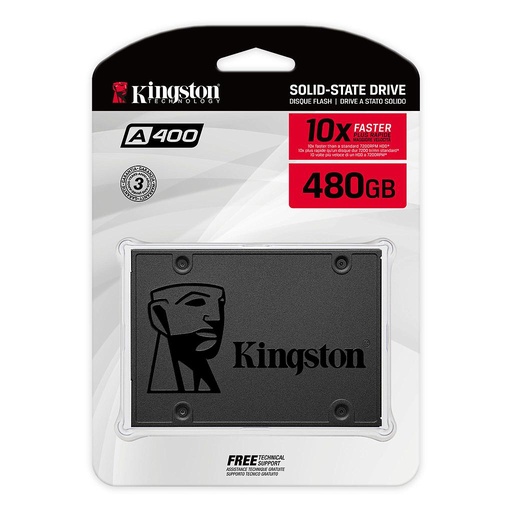 [740617263442] Kingston SSD 480GB A400 2.5" SA400S37/480G