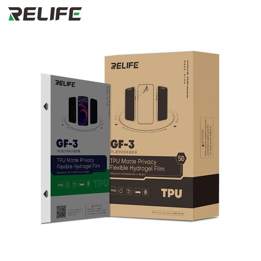 [6941590211299] Relife Pellicola Hydrogel Opaca Privacy 50 Pz GF-3