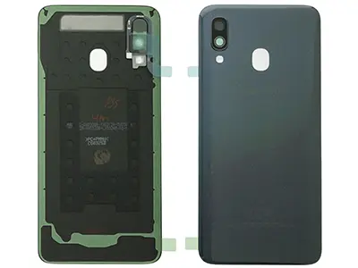 [6214] Samsung Back Cover A40 SM-A405F Black GH82-19406A