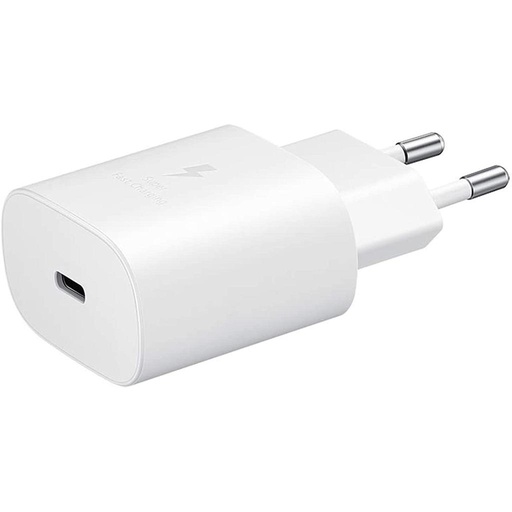 [8806090973338] Samsung Charger USB-C 25W fast charge white EP-TA800NWEGEU