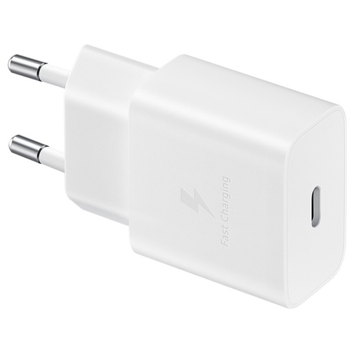 [8806092709850] Samsung Caricabatterie USB-C 15W Fast Charge White EP-T1510NWEGEU