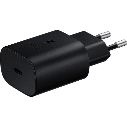 [8809580800695] Samsung Charger USB-C 25W EP-TA800N Black GP-PTU021SOABQ (Bulk) 