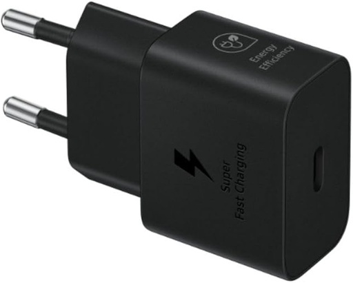 [8806094912128] Samsung Charger USB-C 25W Super Fast Charge Black EP-T2510NBEGEU