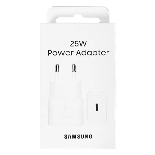 [8806094912081] Samsung Charger USB-C 25W super fast charger white EP-T2510NWEGEU