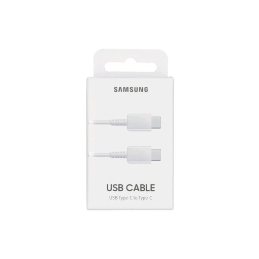 [8801643993542] Samsung Data cable Type-C to Type-C white EP-DA705BWEGWW