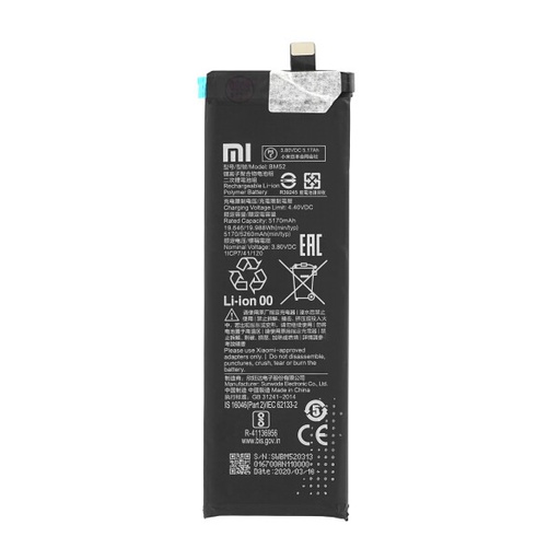 [13443] Xiaomi Battery service pack Mi Note 10, Mi Note 10 Lite, Mi Note 10 Pro BM52 460200002D5Z 46020000095Z