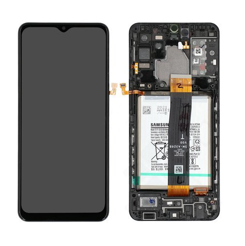 [7946] Samsung Display LCD A32 5G SM-A326B Black With Battery GH82-25453A GH82-25454A 