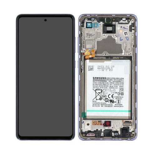 [13921] Samsung Display LCD A72 SM-A725F Violet With Battery GH82-25541C GH82-25542C