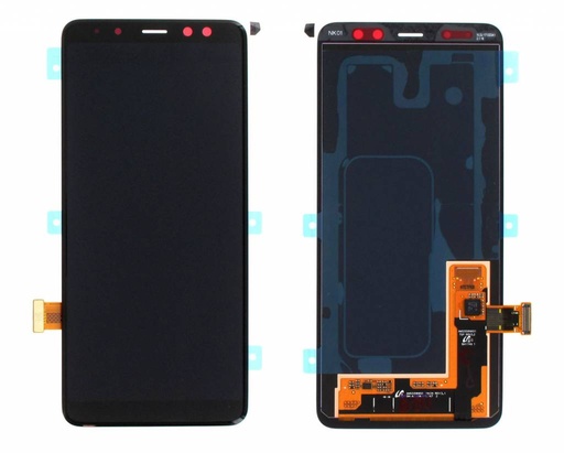 [3242] Samsung Display LCD A8 2018 SM-A530F GH97-21406A GH97-21529A Black 
