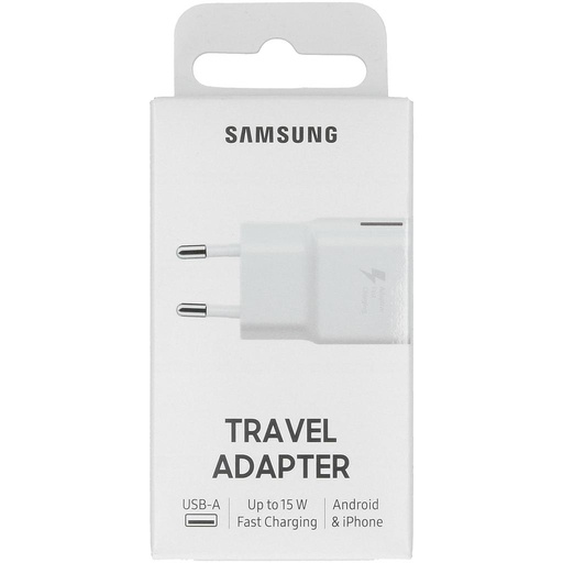 [8806090814037] Samsung charger USB 15W fast charge white EP-TA20EWENGEU