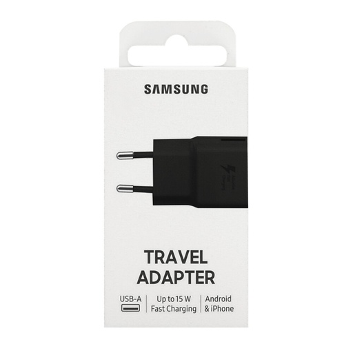 [8806090814044] Samsung Charger USB 15W fast charge black EP-TA20EBENGEU