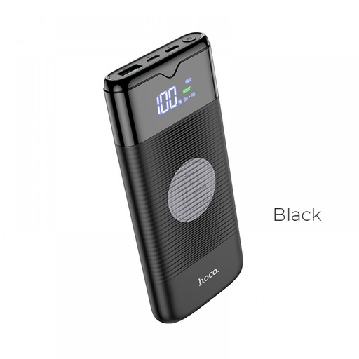 [6931474727145] Hoco power bank 10000 mAh 18W with wireless charger black J63