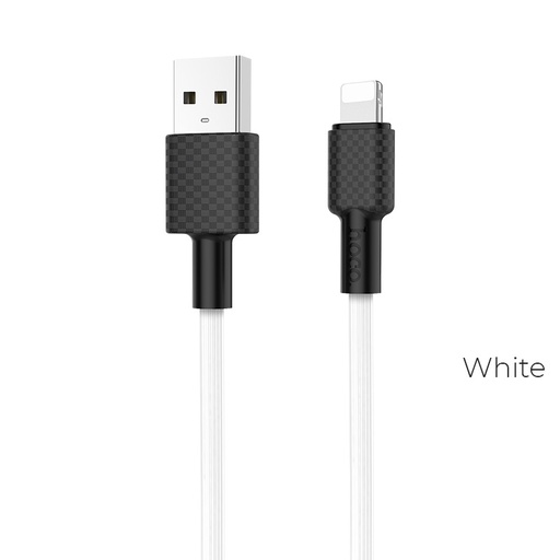 [6957531089711] Hoco data cable Lightning 2A 1mt superior style white X29