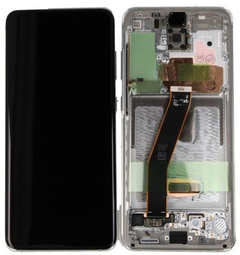 [16513] Samsung Display LCD S20 SM-G980F S20 5G SM-G981F White No Camera GH82-31432B 