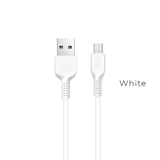 [6957531061175] Hoco data cable micro USB X13 2A 1mt white X13