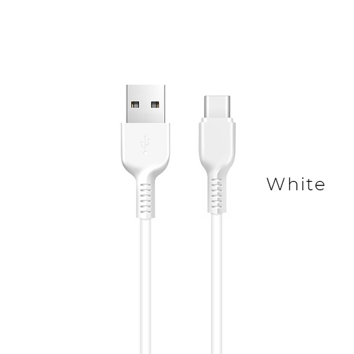 [6957531061199] Hoco data cable Type-C 2A 1mt white X13