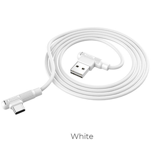 [6931474723758] Hoco data cable Type-C 1mt pleasure white X46