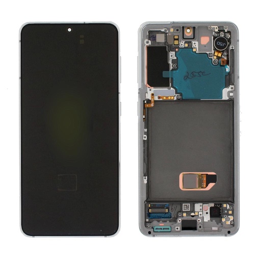 [15311] Samsung Display LCD S21 5G SM-G991B White No Camera GH82-27255C GH82-27256C