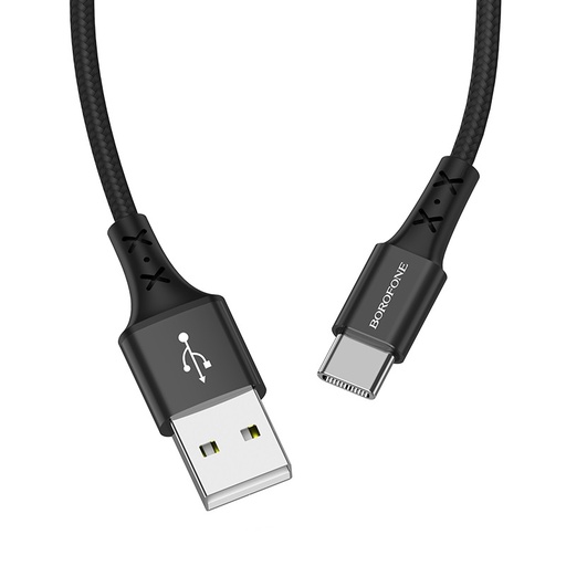 [6931474700810] Data cable Type-C Borofone BX20 nylon 1mt black