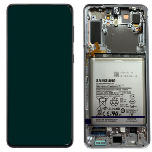 [13425]  Samsung Display LCD S21+ 5G SM-G996B GH82-24553C GH82-24744C GH82-24555C Silver With Battery and Camera 