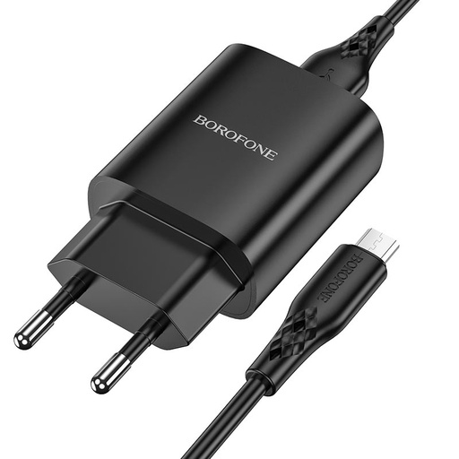 [6931474741110] Borofone USB charger BN1 + data cable micro USB black