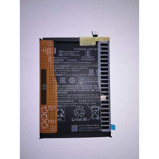 [13733] Xiaomi Battery service pack Redmi 9T BN62 46020000521G