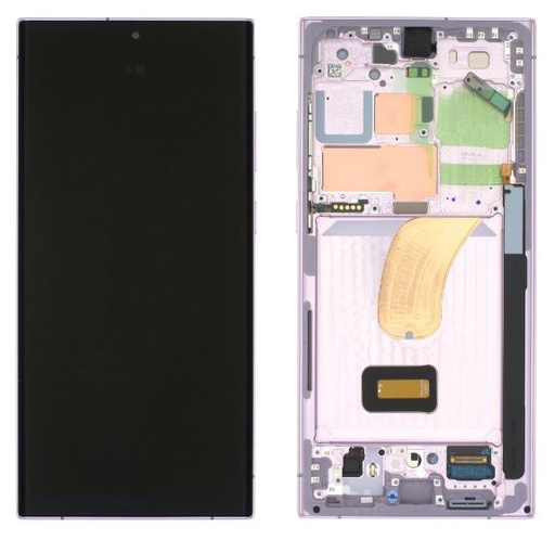 [16237] Samsung Display LCD S23 Ultra 5G SM-S918B Pink GH82-30465D GH82-30466D 