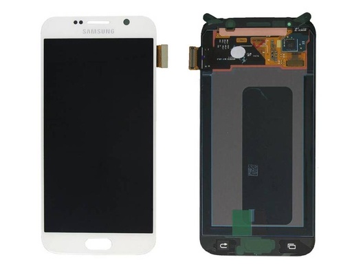 [1039]  Samsung Display LCD S6 SM-G920F White GH97-17260B  