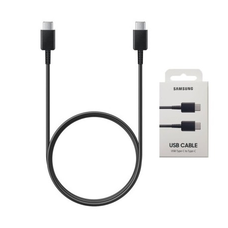 [8801643993566] Samsung Data cable Type-C to Type-C black EP-DA705BBEGWW