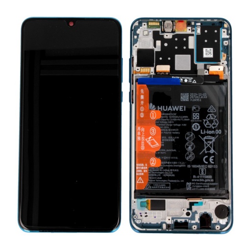 [14107] Huawei Display Lcd P30 Lite New Edition peacock blue with battery (MAR-L01BX MAR-L21BX) 02353FQE 02353DQS