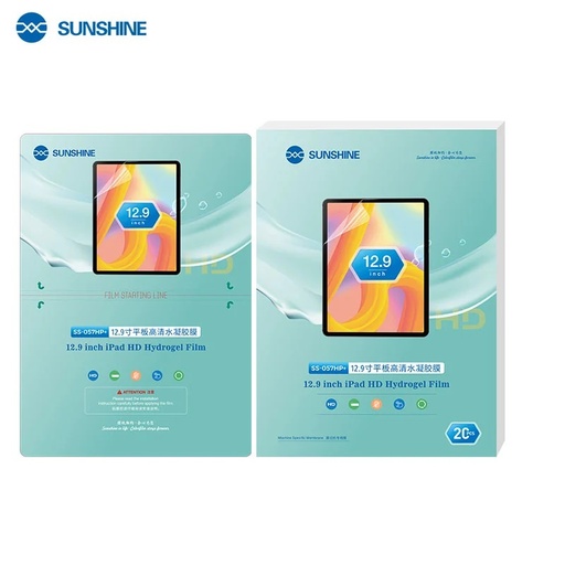 [6941590207223] Sunshine Pellicola Hydrogel Clear Per Tablet (12.9" inch) 20 Pz SS-057HP+