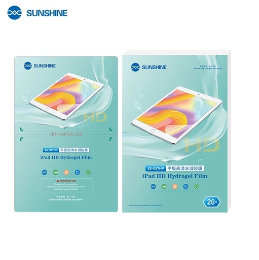 [6941590207216] Sunshine Pellicola Hydrogel Clear Per Tablet (11" inch) 20 Pz (SS-057HP)