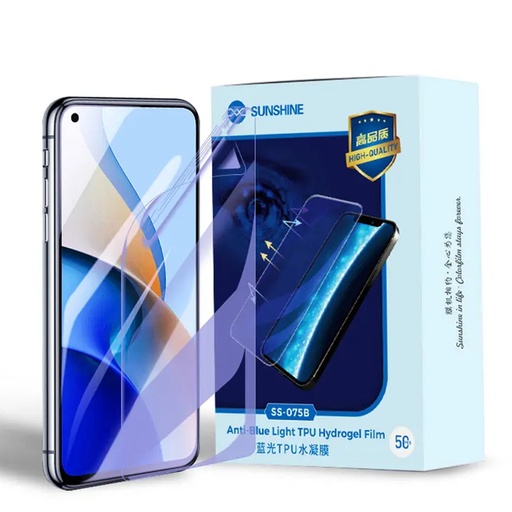 [6941590205472] Sunshine Hydrogel Film Clear Anti-Blue Light 50 pcs SS-075B 