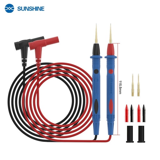 [6941590210889] Sunshine Puntali per Multimetro Tester con Punte Intercambiabili (SS-024B)