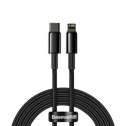 [6953156232044] Baseus data cable Type-C to Lightning 20W 2mt tungsten gold black CATLWJ-A01
