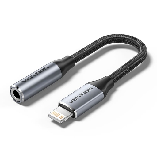[6922794787698] Vention Adattatore Lightining To Jack 3.5mm Aluminum Alloy (BMBHA)