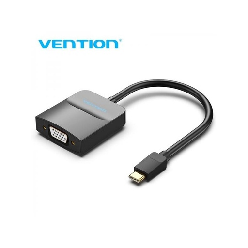 [6922794746114] Vention Adattatore Type-C To VGA 0.15m Black TDDBB