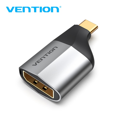 [6922794742635] Vention Adapter Type-C to DisplayPort metal gray (TCCH0)