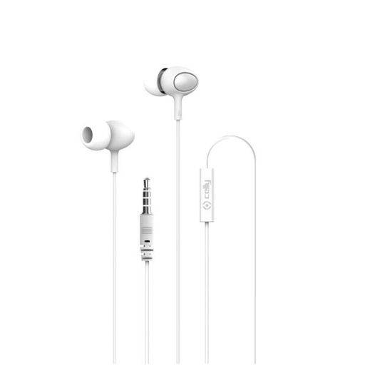 [8021735738015] Celly Earphone jack 3.5mm UP500WH white