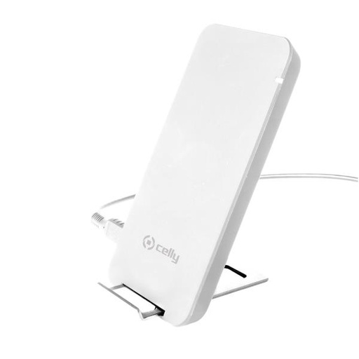 [8021735742791] Celly  charger wireless 10W white WLFASTSTANDWH 