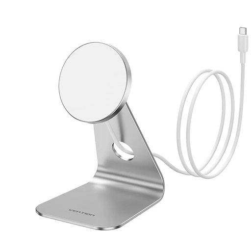 [6922794783843] Vention Charger Wireless 15W Magnetic with Magsafe Alluminum Gray (FGHIF)
