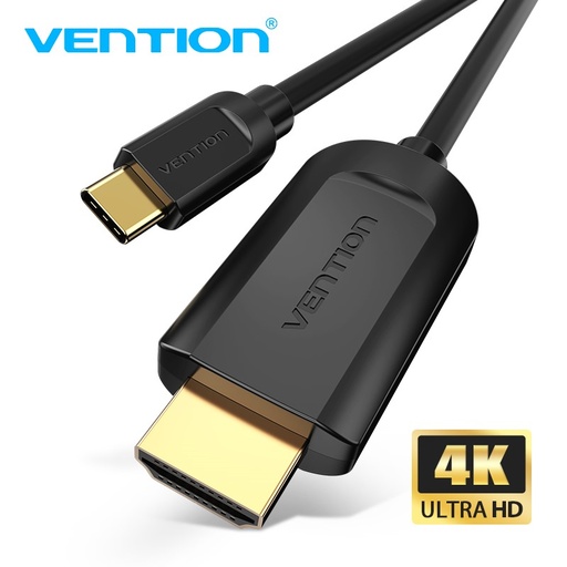 [6922794742055] Vention Data Cable HDMI to Type-C 1m Black CGUBF