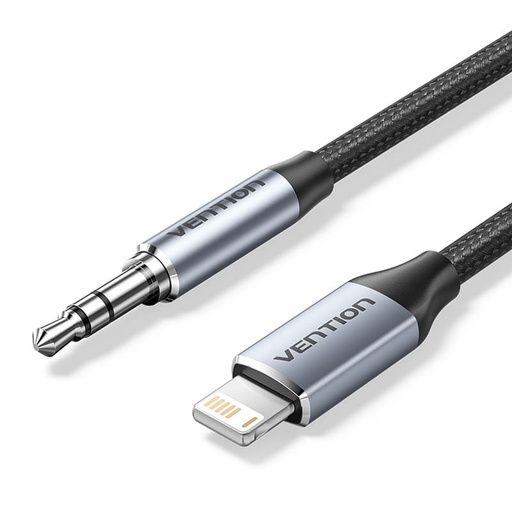 [6922794787704] Vention Cavo Dati Lightning To Jack 3.5mm 1m Aluminum Gray (BMCHF)