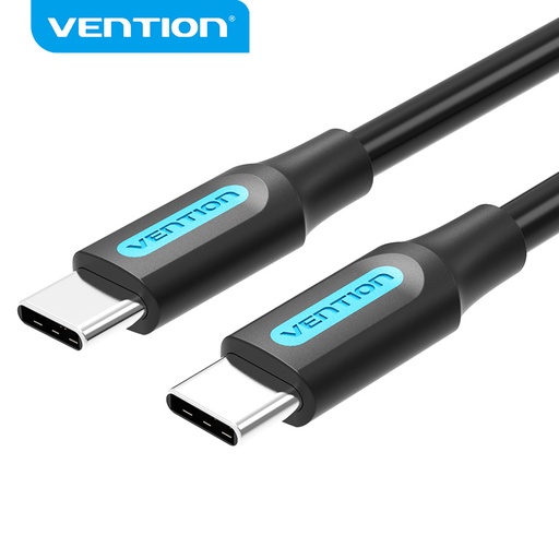[6922794749443] Vention Data Cable Type-C to Type-C PVC 1m Black COSBF