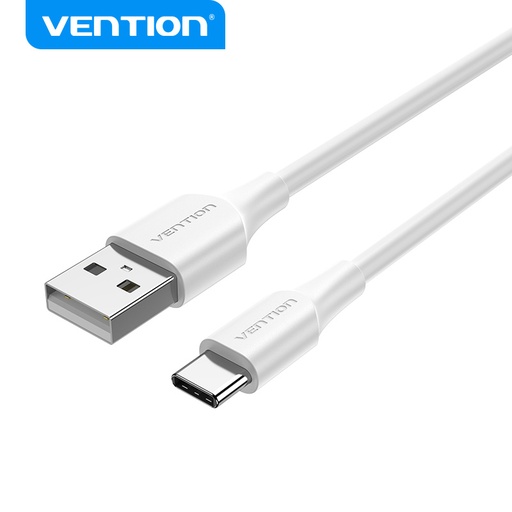 [6922794767539] Vention Data Cable USB to Type-C 3A 1m white CTHWF